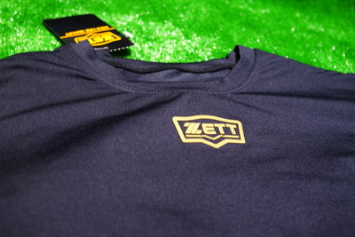 棒球世界 全新 ZETT 新款短袖圓領緊身衣特價黑色BOTT915零碼下殺5折