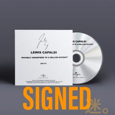 迷俱樂部｜現貨！DUTAHE簽名專輯[CD]Lewis Capaldi路易斯卡柏狄 限量500張親筆簽名SIGNED西洋