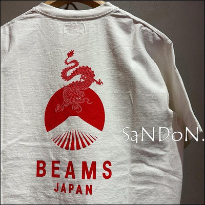 山東:BEAMS JAPAN 23SS 立體龍年數碼印花設計基礎定番TEE 230308