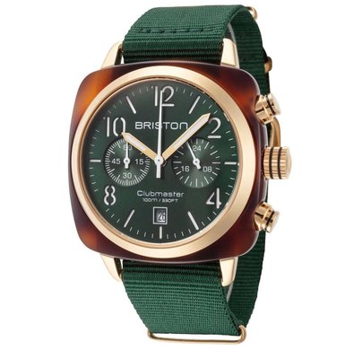 法國Briston手錶綠色40mm男女都可