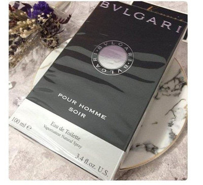 美美專營  BVLGARI Soir 寶格麗 大吉嶺 夜香 男性淡香水100ml/瓶