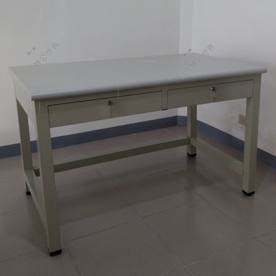 (W120*D70*H74cm)二屜工作桌、檢測桌，電子廠生產線專用工作桌...可訂製各種尺寸及樣式