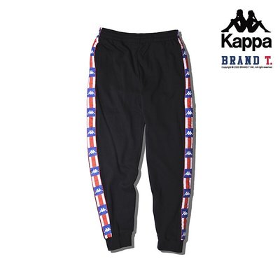 【Brand T】KAPPA AUTHENTIC LA BESAIL PANTS 黑色*串標*縮口*運動*長褲