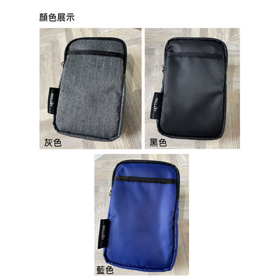 【WALLABY 袋鼠牌】MIT 手機套-#外出小包#防潑水#腰包#側背包#手機包#錢包#隨身包#手機套#多功能包#錢袋-灰色/藍色/黑色