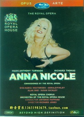 音樂居士新店#Anna Nicole the Royal Opera House 安娜妮：皇家歌劇院 D9 DVD