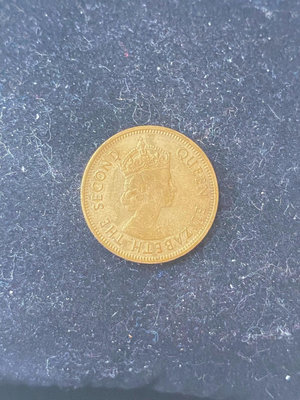 【二手】 1975年香港 一毫 伊麗莎白女王二世445 紀念幣 錢幣 收藏【奇摩收藏】
