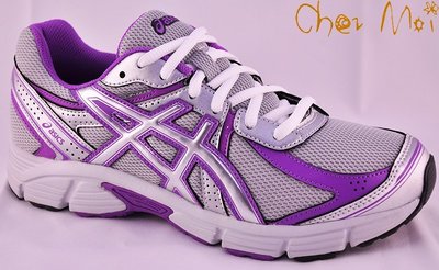 ＊Chez Moi ＊來我家~ [亞瑟士] 女慢跑鞋系列 ROAD JOG 7 銀紫色, D寬楦,特惠價$1200元~