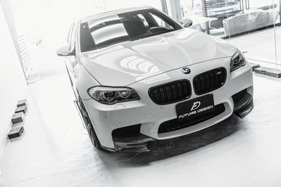 【政銓企業有限公司】BMW F10 M5 專用 抽真空 高品質  卡夢 兩件式 前下巴 定風翼 一組左+右 7500