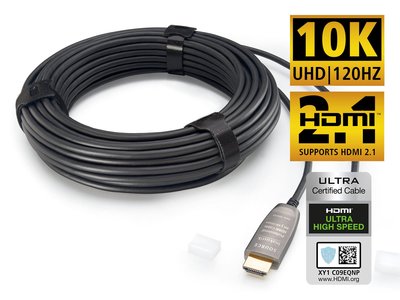 【音逸音響】HDMI 2.1線材．10K！光纖》inakustik HDMI 2.1 optical Fiber(1米)