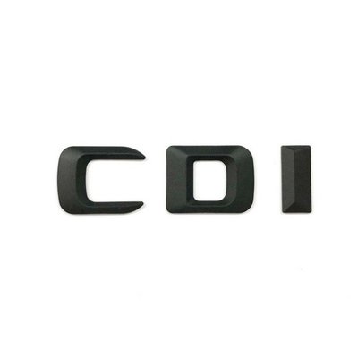 【JR佳睿精品】Benz 賓士 尖型 CDI 消光黑 霧面黑  後箱 字體 字貼 標誌 高度23mm