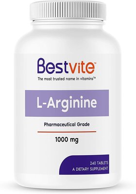 【Bestvite】L-Arginine 左旋精胺酸 1000mg (240錠包裝)