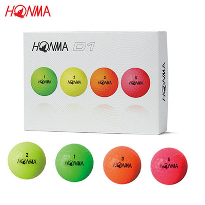 高爾夫球熱賣HONMA D1高爾夫球GOLF遠距離比賽高爾夫新球盒裝團隊定制