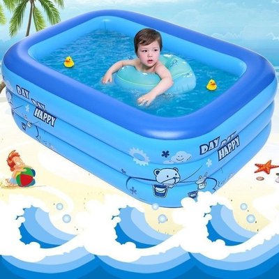 【熱賣下殺】充氣游泳池家用可折疊充氣水池游泳池兒童家用游泳池嬰
