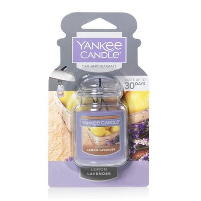 【Yankee Candle 揚基】車用/室內小空間芳香劑-檸檬薰衣草(一個入【LEMON LAVENDER檸檬薰衣草】