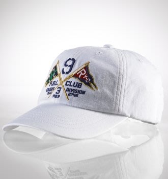 [美國精品衣飾屋] 美國 RALPH LAUREN POLO 大男童白色旗子棒球帽