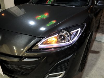 合豐源車燈 Mazda 3 馬3 導光 條 R8 魚眼 透鏡 頭燈 大燈 馬三 馬自達 3 09 10 11 12 13