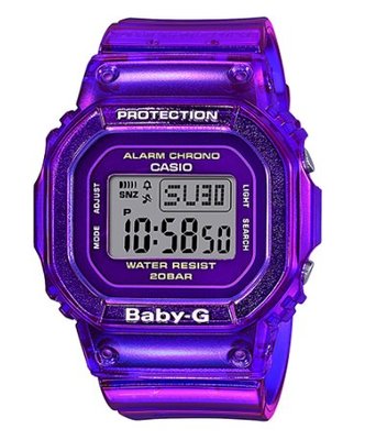 【萬錶行】CASIO BABY G 果凍系列雙顯手錶 BGD-560S-6