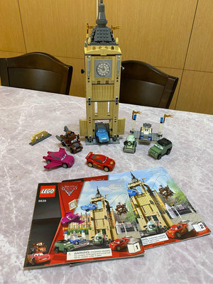 LEGO 樂高 8639 汽車總動員 麥坤 英國倫敦大賽 二手絕版積木組 已組裝現況品 含說明書 歡迎詢問