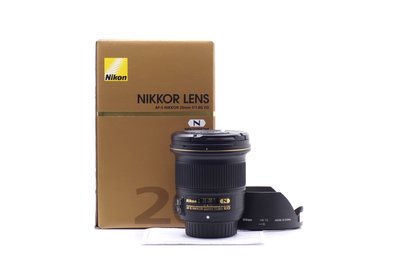 【高雄青蘋果】Nikon AF-S 20mm f1.8 G ED N 二手 全片幅 鏡頭 公司貨 #62896