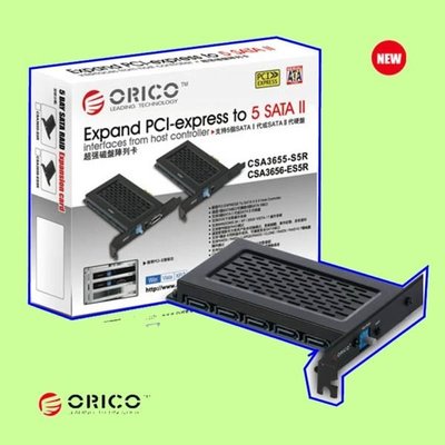 5Cgo【權宇】ORICO csa3655-s5r 陣列卡 SATA RAID5/RAID10 保5年 含稅 會員扣5%