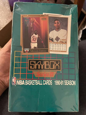 NBA球星卡1990SkyBox每盒36包每包15張博喬丹普1691