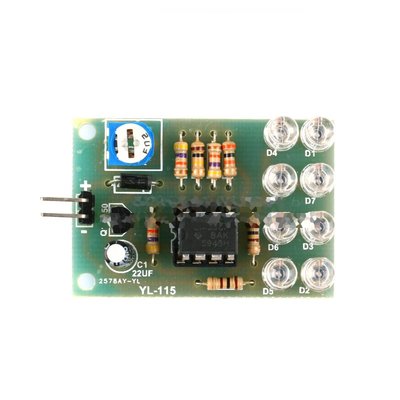 成品 LM358 散件/電子DIY趣味製作 8個5MM LED W2-1 [294468] z99