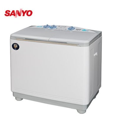 SANLUX 台灣三洋 10公斤 雙槽 洗衣機 新式大迴轉盤，立體下噴射功能 SW-1068U .....$9800