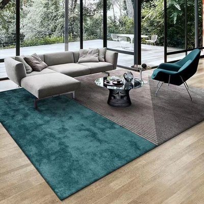 北歐輕奢風客廳地毯高級沙發茶幾墊現代簡約大面積地墊臥室家用毯【規格不同，價格不同】~特價