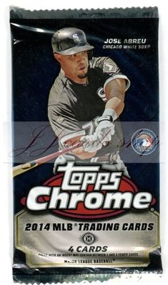 【☆ JJ卡舖 ☆】MLB 2014 Topps Chrome Hobby 棒球卡包 拆 Abreu Trout