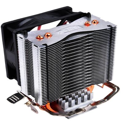 【熱賣精選】超頻三紅海Mini增強版風冷散熱器熱管側吹風扇CPU散熱器臺式主機