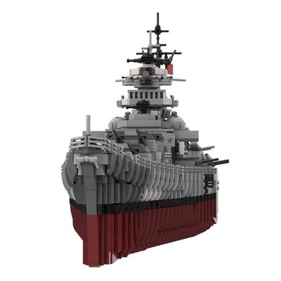 特賣-經典創意系列 二戰德國俾斯麥號戰列艦 樂高成人拼裝積木