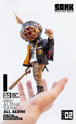 Sank Toys Sank-Action Figure-Obsidian 藏克-黑曜石版本 可動收藏人偶