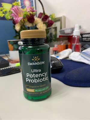 Swanson Ultra potency Probiotic. 66.5billion CFU 60 veg drcaps. 有現貨2022/9