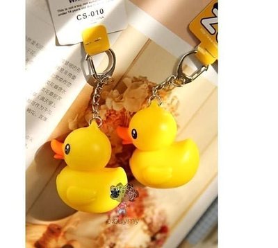 ZF BOX 最夯婚禮小物~ 黃色小鴨 LED 發光 發聲 鑰匙圈 Rubber Duck 手電筒 二次進場 活動贈品批