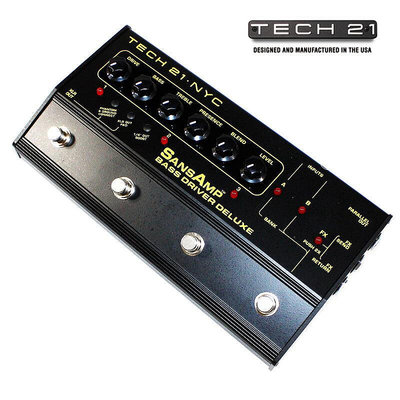 眾誠優品 TECH21 Sansamp BASS Driver Deluxe貝斯單塊效果器音箱模擬DI盒 YQ483
