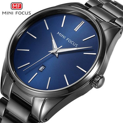 現貨男士手錶腕錶MINI FOCUS福克斯男錶石英錶鋼帶錶商務簡約防水MF0050G