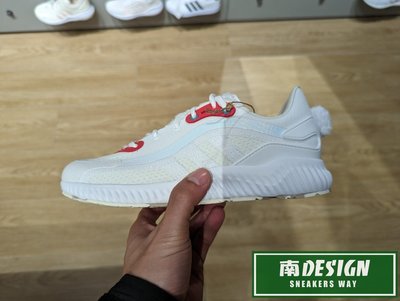 南🔥2023 1月 ADIDAS JELLY BOUNCE GUARD 慢跑 緩震 兔年 女款 白紅 ID4252