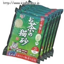 IRIS 綠茶貓砂 綠茶豆腐沙 環保凝結貓砂 OCN-70（7L）環保天然，整箱（共5包入）2,250元