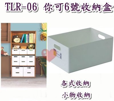 《用心生活館》台灣製造 你可6號收納盒 尺寸28*19.6*13.5cm 小物收納整理 TLR-06