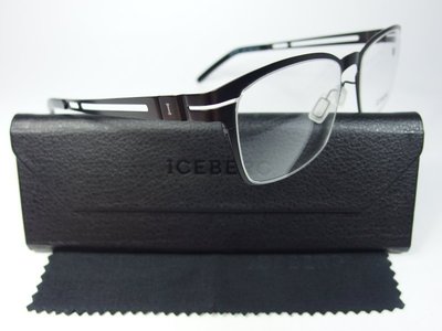 信義計劃 眼鏡 ICEBERG IC254 日本製 光學眼鏡 金屬框 方框 超輕 鏤空 Eyeglasses .