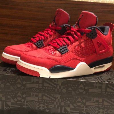【正品】Air Jordan 4 SE FIBA Gym Red 黑紅 籃球世界杯 籃球 CI1184-617潮鞋