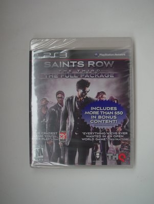全新PS3 黑街聖徒 3 完整版 英文版 Saints Row