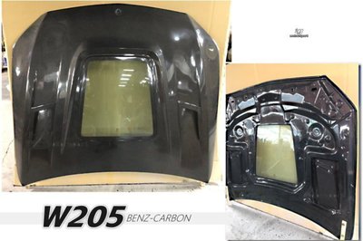JY MOTOR 車身套件 _ BENZ W205 C300 C43 碳纖維 透明 簍空版 CARBON 引擎蓋