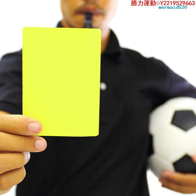 【勝力】足球比賽紅黃牌紅牌黃牌足球裁判工具足球裁判工具 @勝力運動B