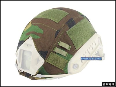 【野戰搖滾-生存遊戲】高品質 FAST 傘兵盔專用盔布【美軍叢林迷彩】OPS fast頭盔盔布戰術頭盔