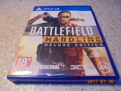PS4 戰地風雲-強硬路線 Battlefield Hardline 亞英版 豪華版 直購價600元 桃園《蝦米小鋪》