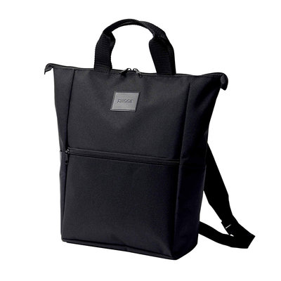 【寶貝日雜包】日本雜誌附錄 ZUCCa 黑色兩用後背包 手提包 肩背包 書包 休閒後背包 運動包