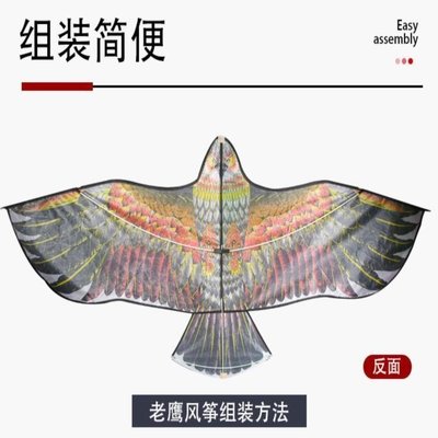 【熱賣精選】2022年新款式老鷹風箏大人專用兒童微風易飛成人大型高*特價