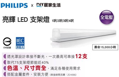 ※三重飛利浦專賣※ 飛利浦 PHILIPS LED 支架燈 層板燈 18W 4尺 31177 白光 4000K