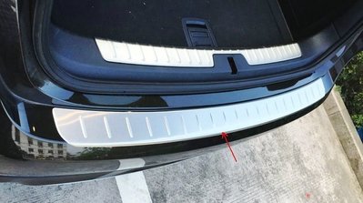 【頂級汽車精品】BMW 專用  E71 X6 高品質 金屬 高質感 防刮 後保桿 外護板 後護板 ☆